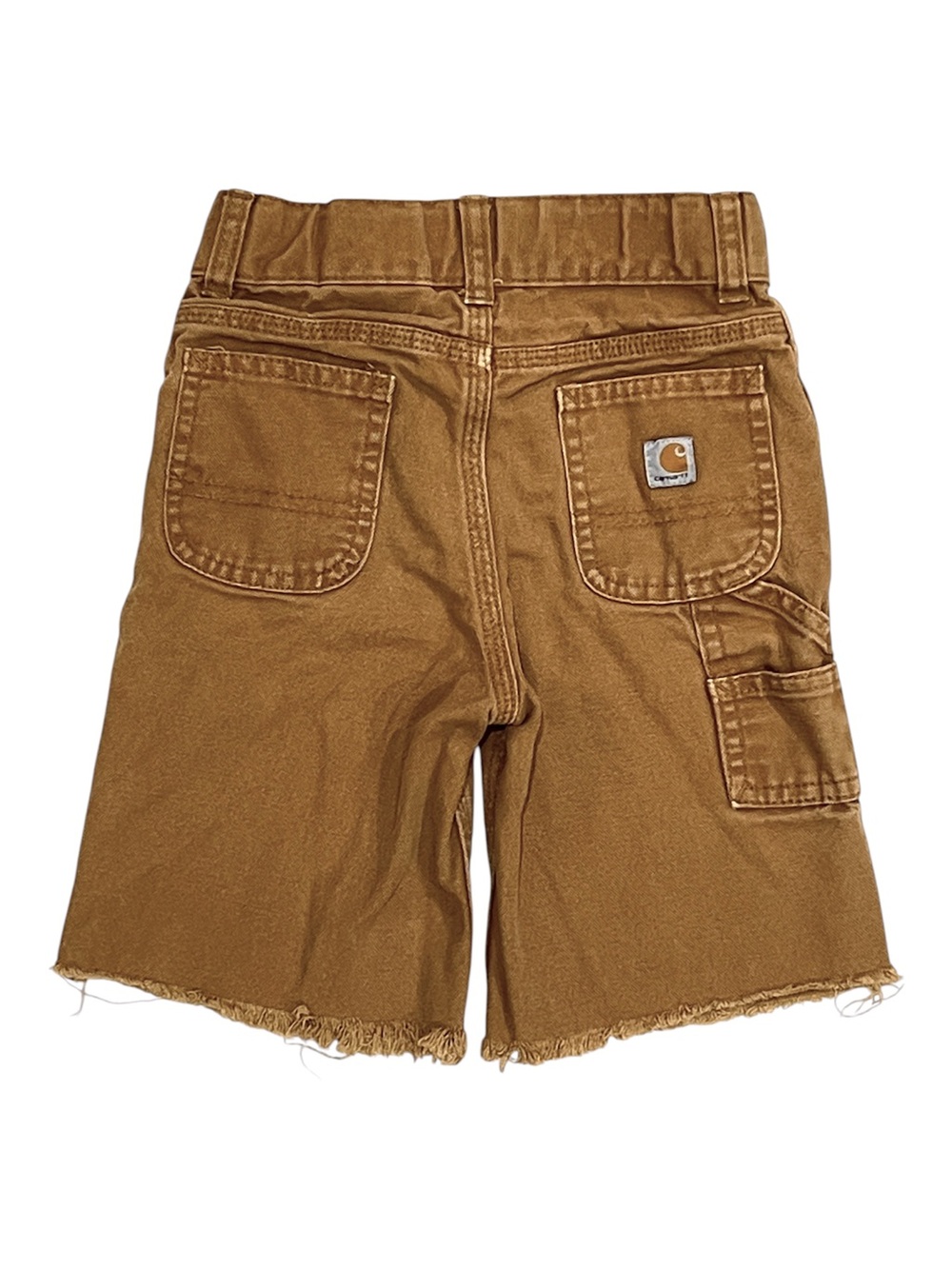 Carhartt Brown Carpenter-Style Canvas Shorts Size 3T